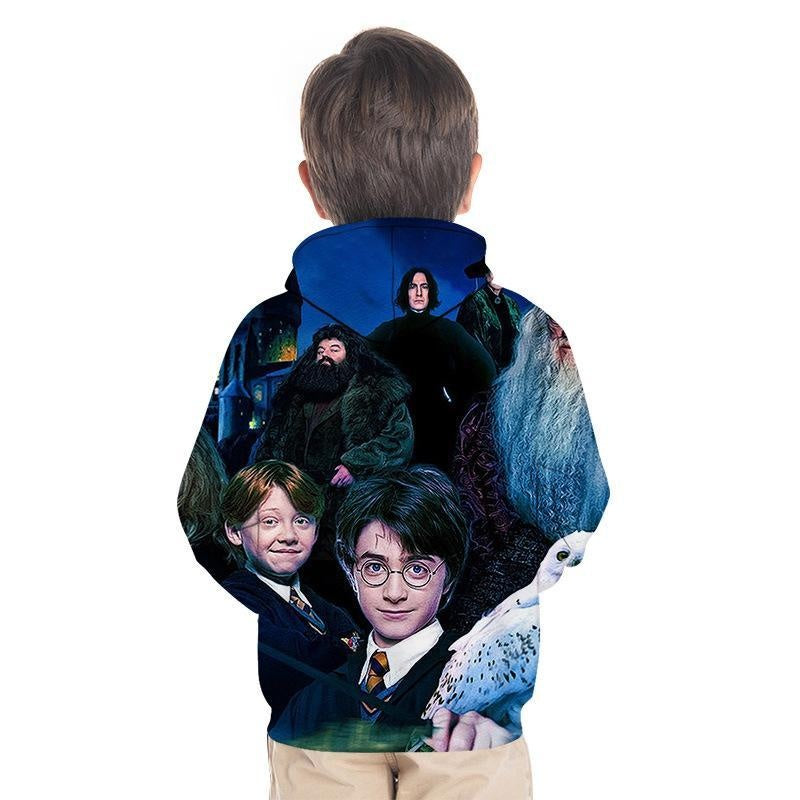 Kid Boy Harry Potter 3D Printed Hoodie - MomyMall