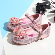 Children's Shoes Bow Girl Princess Shoes - MomyMall Pink / US5/EU37/UK4Big Kids