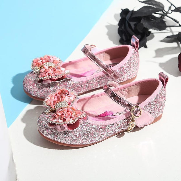 Children's Shoes Bow Girl Princess Shoes - MomyMall Pink / US5/EU37/UK4Big Kids