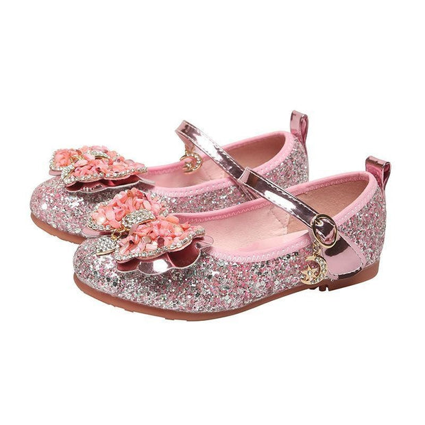Children's Shoes Bow Girl Princess Shoes - MomyMall Pink / US9.5/EU26/UK8.5Toddle