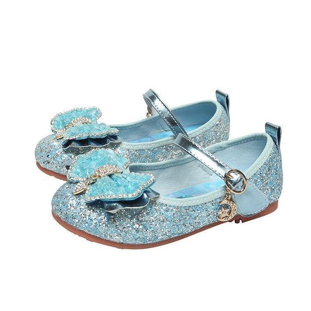 Children's Shoes Bow Girl Princess Shoes - MomyMall Blue / US9.5/EU26/UK8.5Toddle
