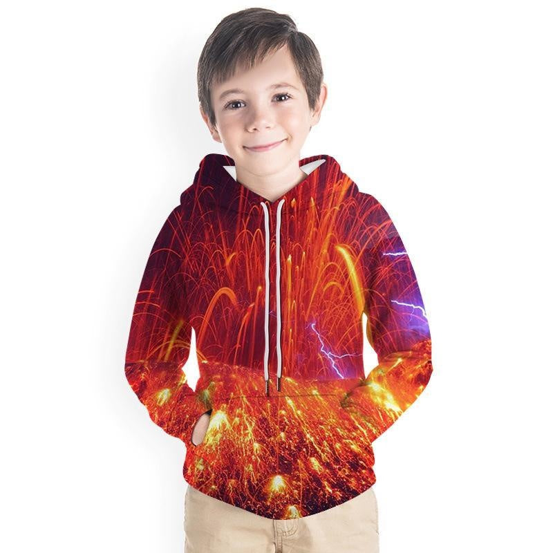 Kid Boy Girl 3D Colorful Printed Hoodie