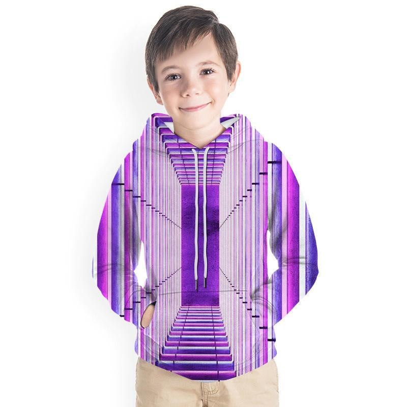 Kid Boy Girl 3D Colorful Printed Hoodie