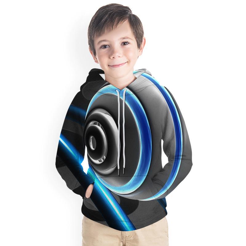 Kid Boy Spiral Series 3D Print Hoodie Baseball Uniform - MomyMall Type5 / 2-3 Years