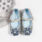 Girls Soft-soled Sequined Water Drill Crystal Single Shoes - MomyMall