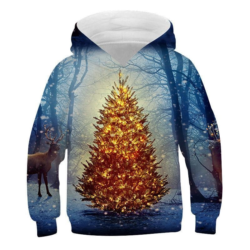 Hot Sale Christmas Cute 3D Printed Hoodie - MomyMall