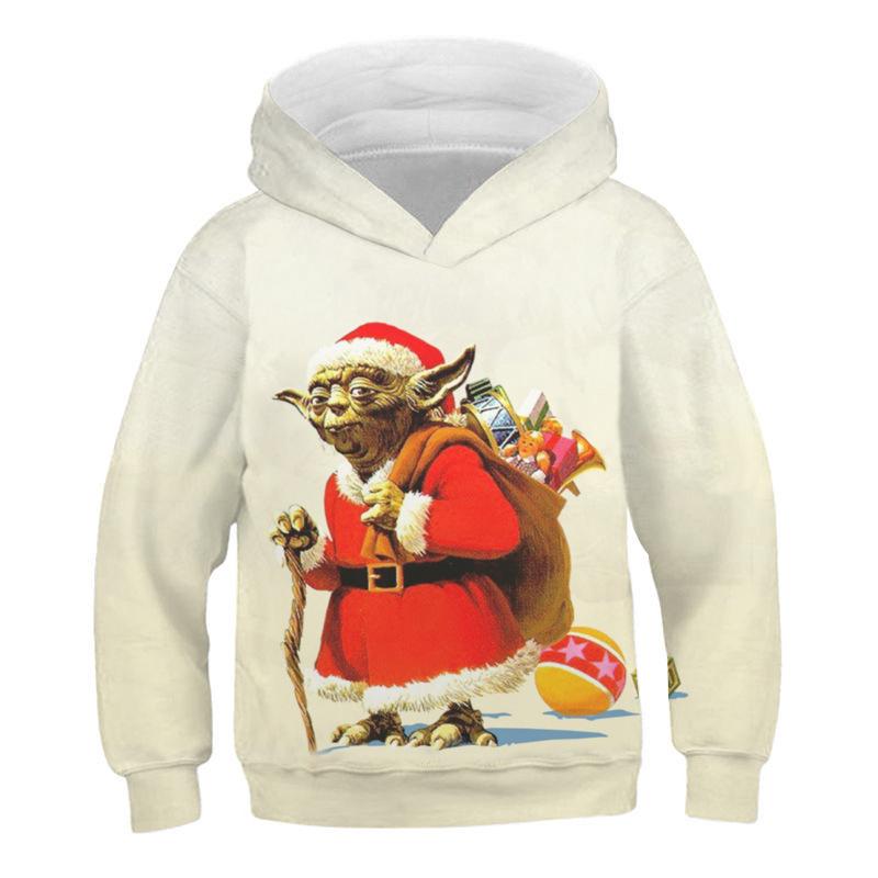 Kid Boy Girl Christmas Explosion Loose 3D Print Hoodie