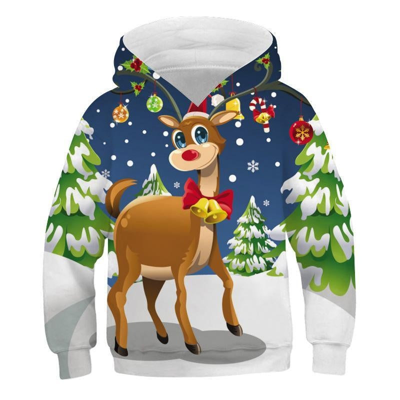 Hot Sale Christmas Cute 3D Printed Hoodie - MomyMall style6 / 100cm:2-3years