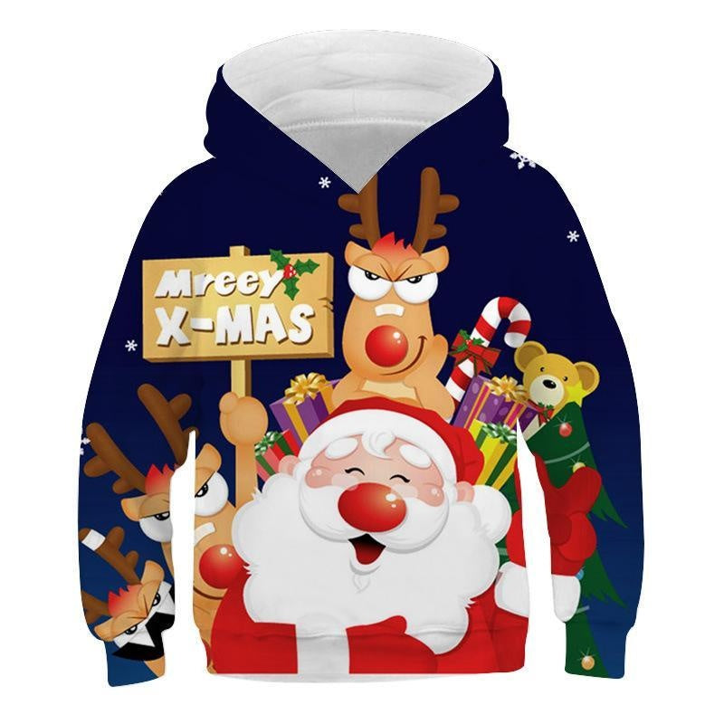 Hot Sale Christmas Cute 3D Printed Hoodie - MomyMall style9 / 100cm:2-3years