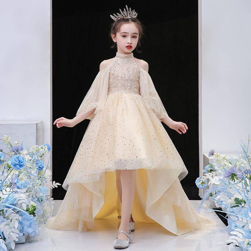 Girl Sweet Birthday Princess Wedding Piano Evening Dress - MomyMall