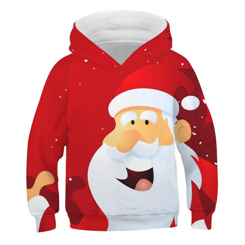 Hot Sale Christmas Cute 3D Printed Hoodie - MomyMall