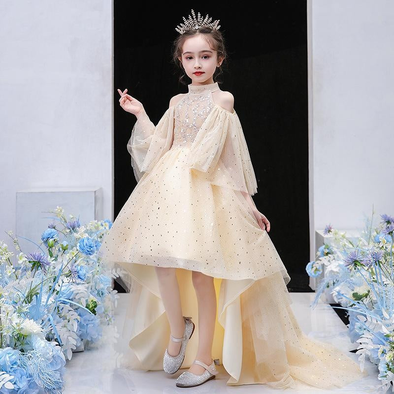 Girl Sweet Birthday Princess Wedding Piano Evening Dress - MomyMall