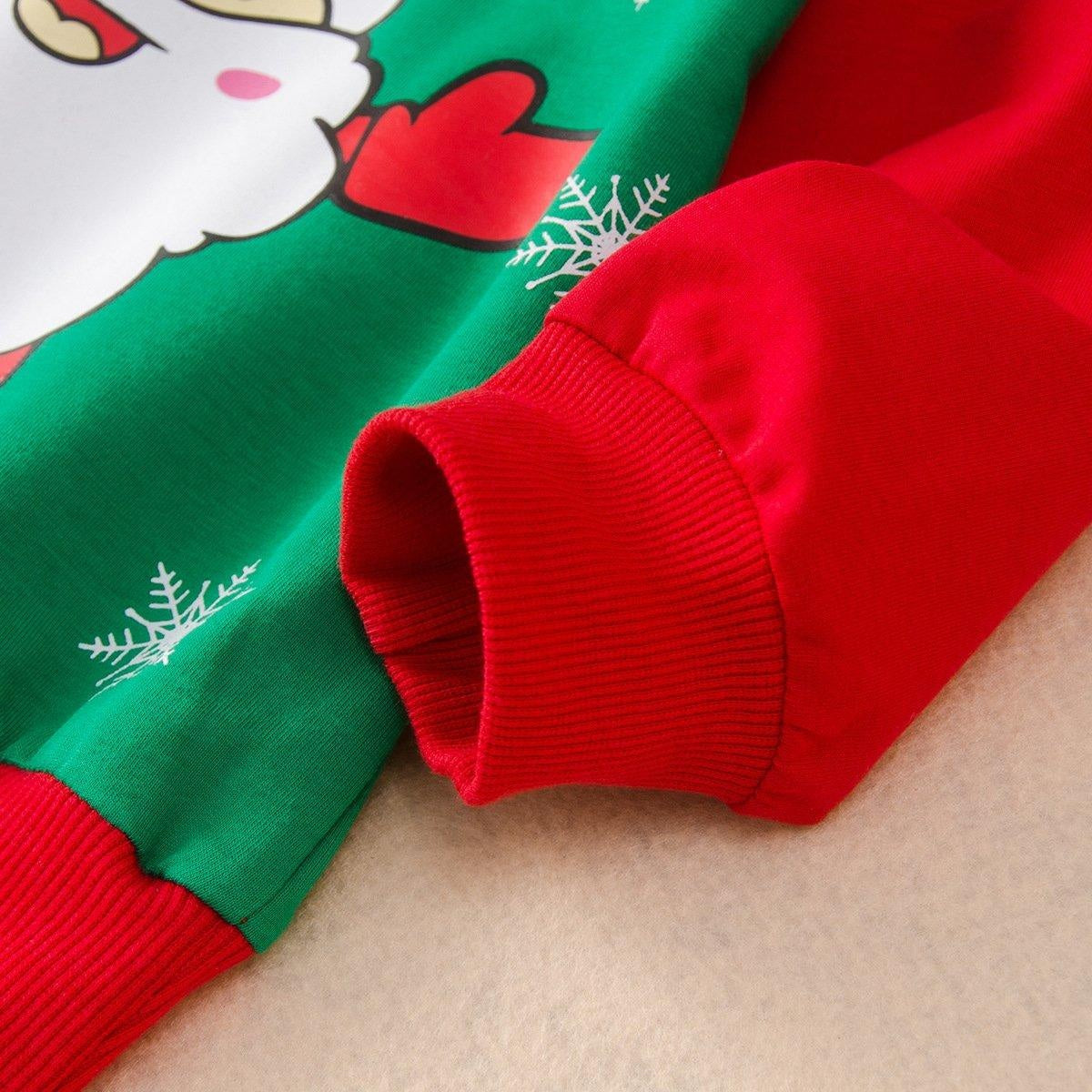 Kid Boy Girl Christmas Print Long-sleeved Cartoon Sweatshirt Pullover