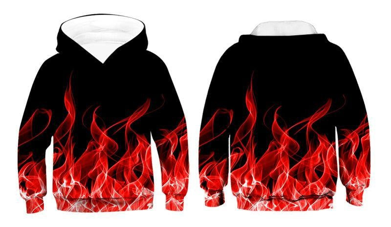 Kid Boys Girls 3D Printed Fashion Hoodie