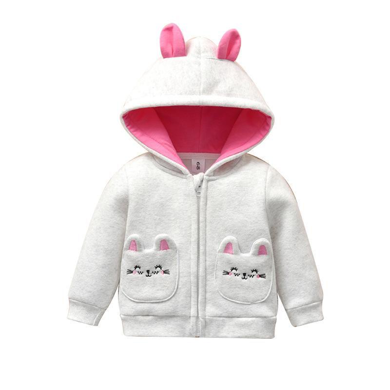 Autumn Winter New Infant Casual Jacket Baby Girl Warm Hooded Coat