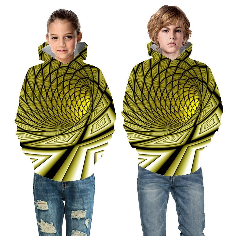 Kids Boy Girl Sports 3D Cartoon Whirlpool Hoodie - MomyMall Type7 / 2-3 Years