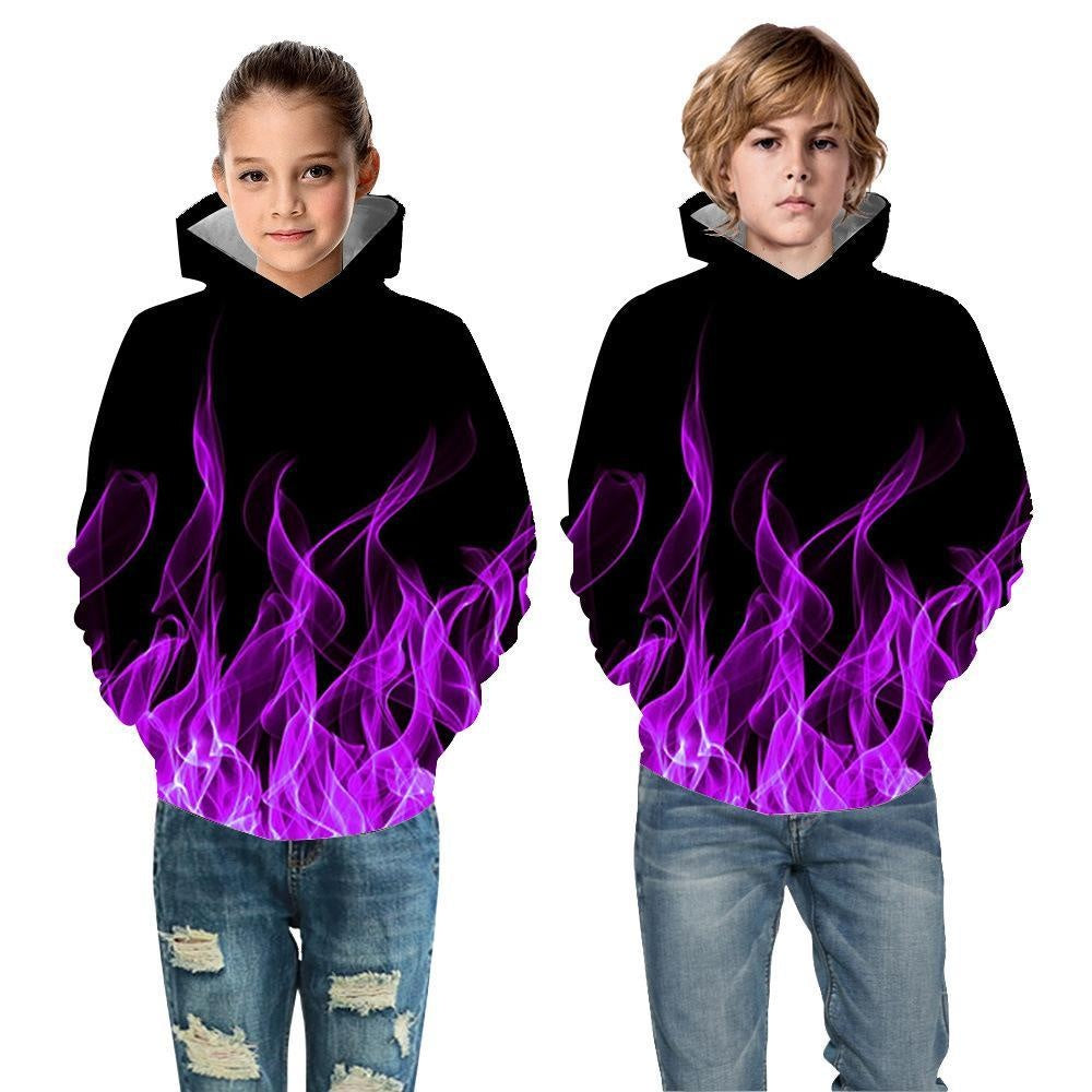 3D-gedruckter modischer Kapuzenpullover für Kinder, Jungen und Mädchen