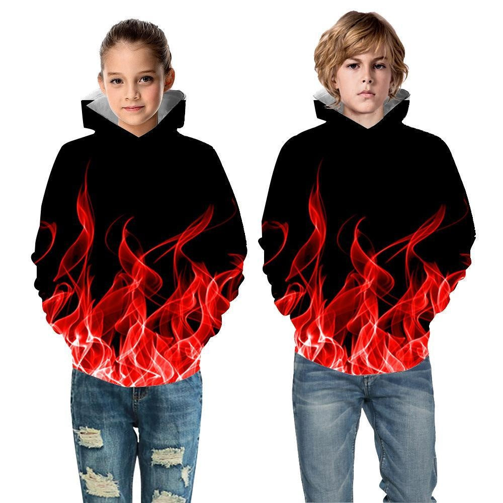 Kid Boys Girls 3D Printed Fashion Hoodie