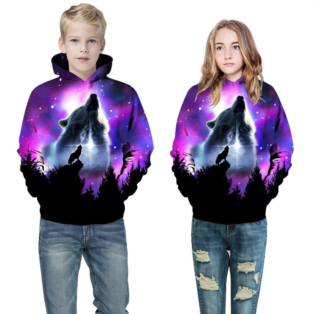 Kid Girl Boy 3D Printed Autumn and Winter Unicorn Hoodie - MomyMall Type5 / 2-3 Years