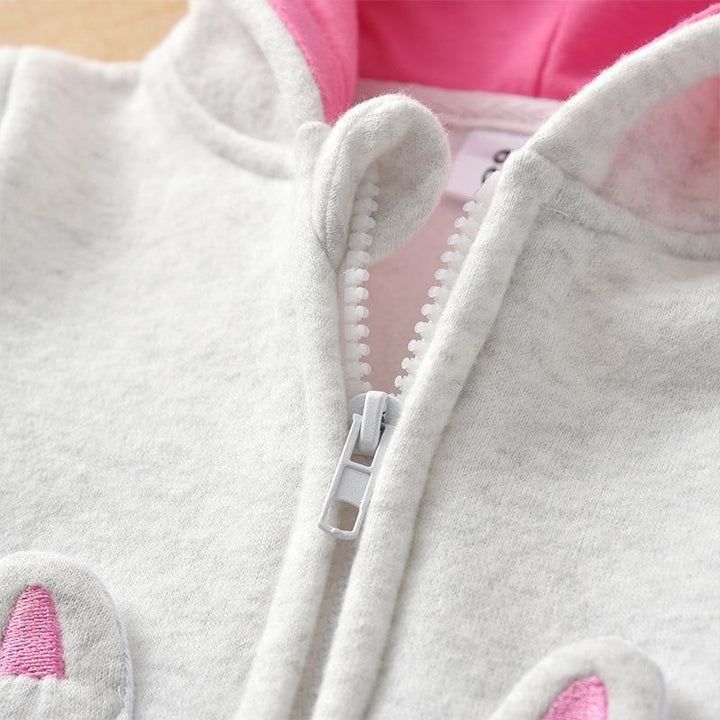Autumn Winter New Infant Casual Jacket Baby Girl Warm Hooded Coat