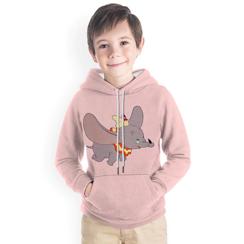 Kids Boy 3D Animal Print Casual Hoodie