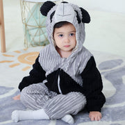 Baby Thickened One-piece Animal Winter Rompers - MomyMall