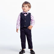 Long Sleeve Baby Boy 3 Pcs Set Suits