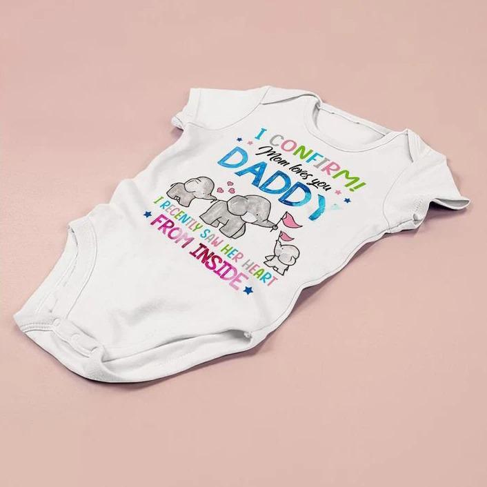 Cartoon Elephant Printed Baby Romper - MomyMall