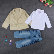 New Boys Gentlemen Kids Suit 3 Pcs - MomyMall