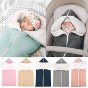 Cute Wrap Swaddle Blanket Knit Newborn Baby Sleeping Bag - MomyMall