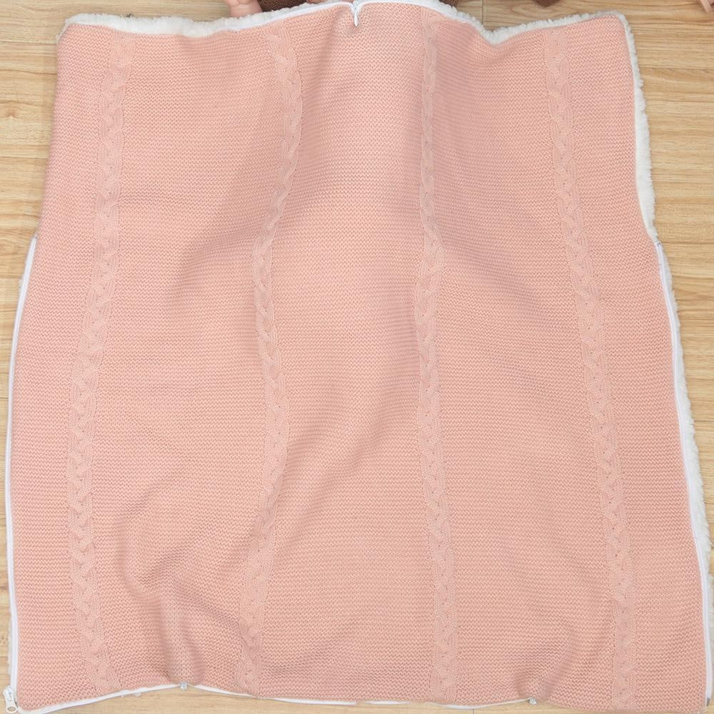 Cute Wrap Swaddle Blanket Knit Newborn Baby Sleeping Bag - MomyMall