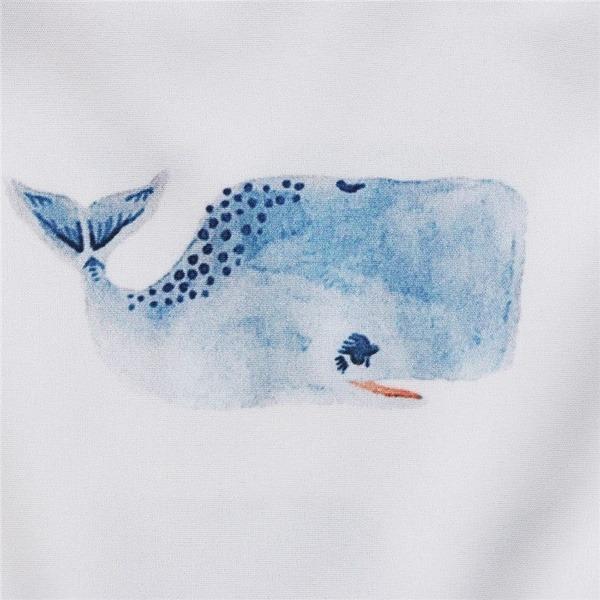 Newborn Baby Girls Boys Whale Print Romper - MomyMall