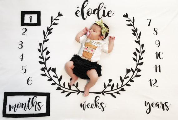 Creative Milestone Baby Photography Blanket - MomyMall