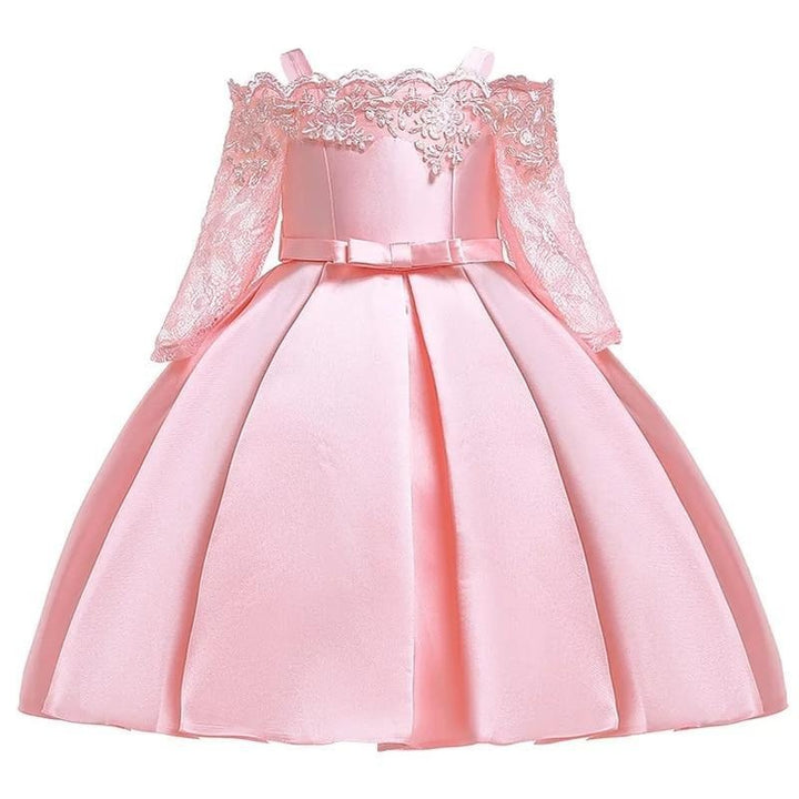 Girl 3D Flower Princess Birthday Patry Formal Ball Gown Dress 3-10 Y - MomyMall