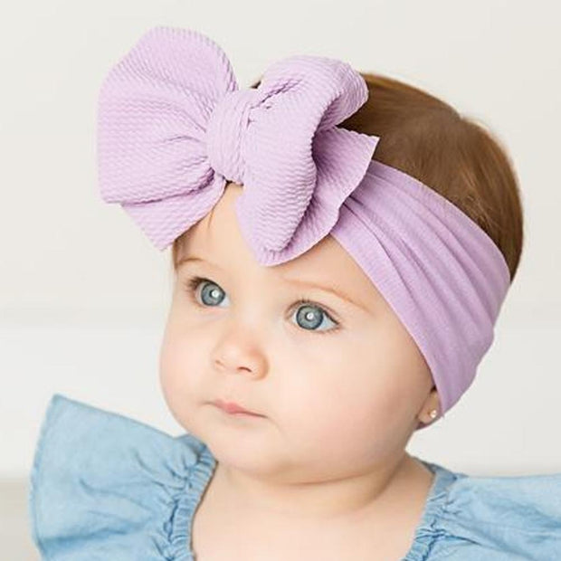 Lovely Baby Girl's Bowknot Headband - MomyMall Purple / One-size