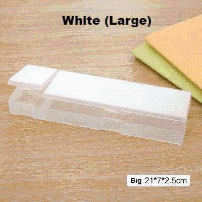 Mochi Transparent Pencil Case - MomyMall White (large)
