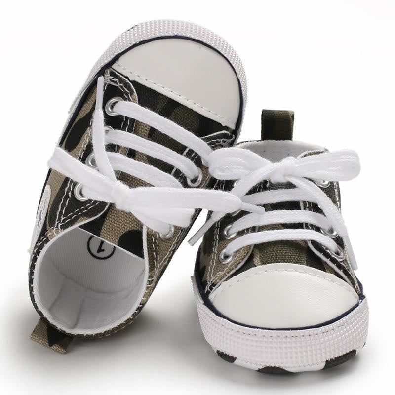 Baby Boy Girl Camouflage Anti-slip Canvas Shoes - MomyMall