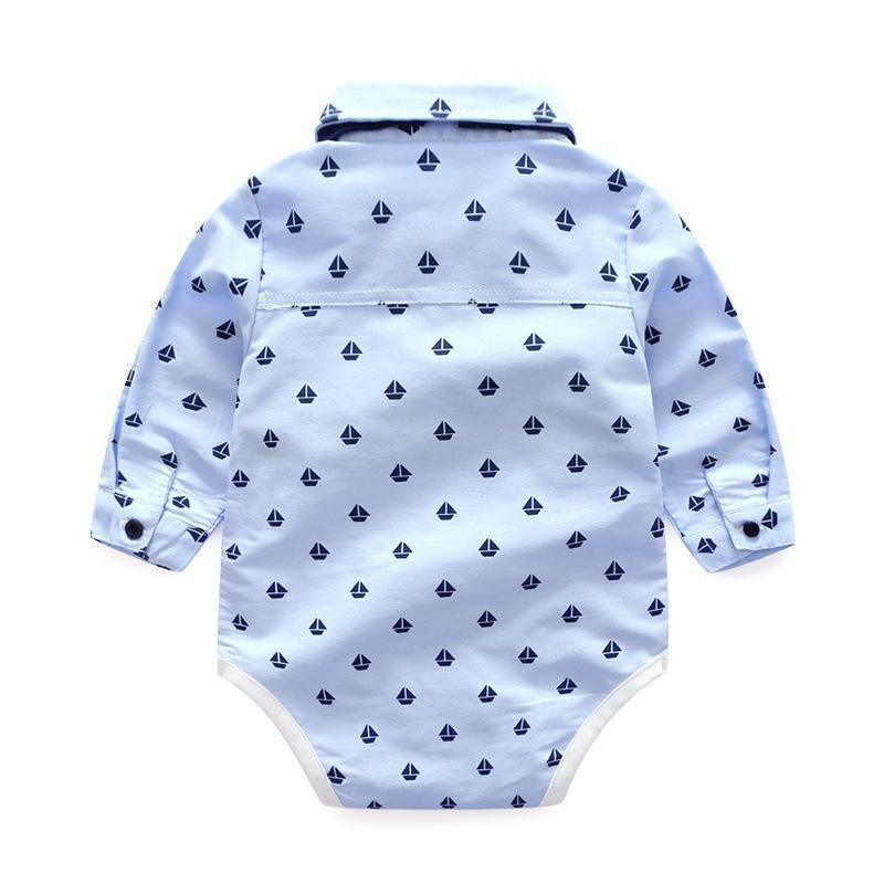 Long Sleeve Baby Boy 3 Pcs Set Suits