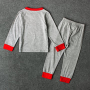 Boys Spring Christmas Santa Claus Long-sleeved Home Wear Pajamas 2 Pcs - MomyMall