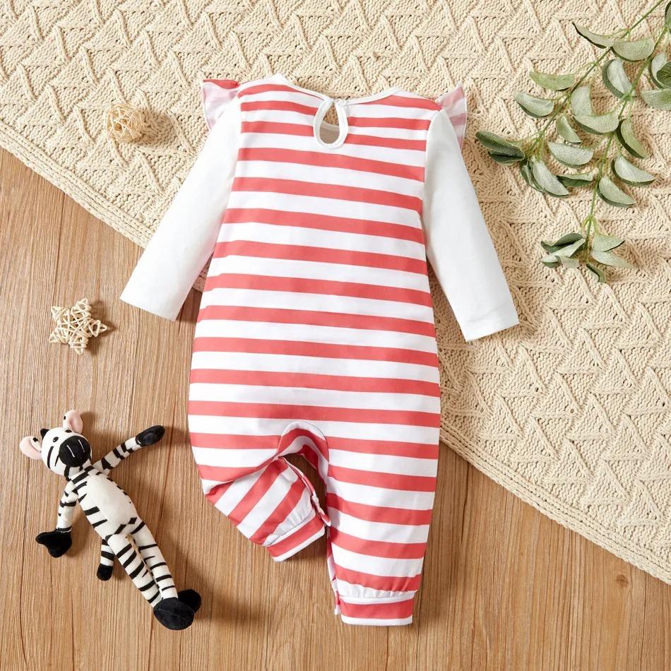 Lovely Cartoon Zebra Stripe Printed Baby Jumpsuit - MomyMall