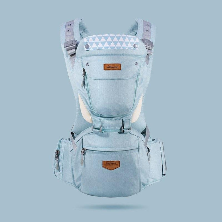 Baby Carrier with Hip Seat 6 in 1 - MomyMall Green