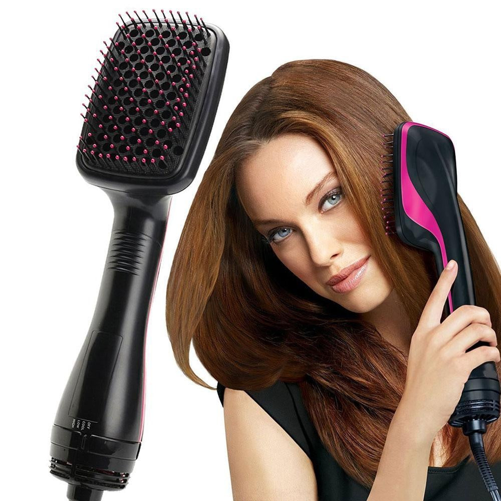 Professional Hair Volumizer Dryer Brush-hot Air Blow Comb - MomyMall