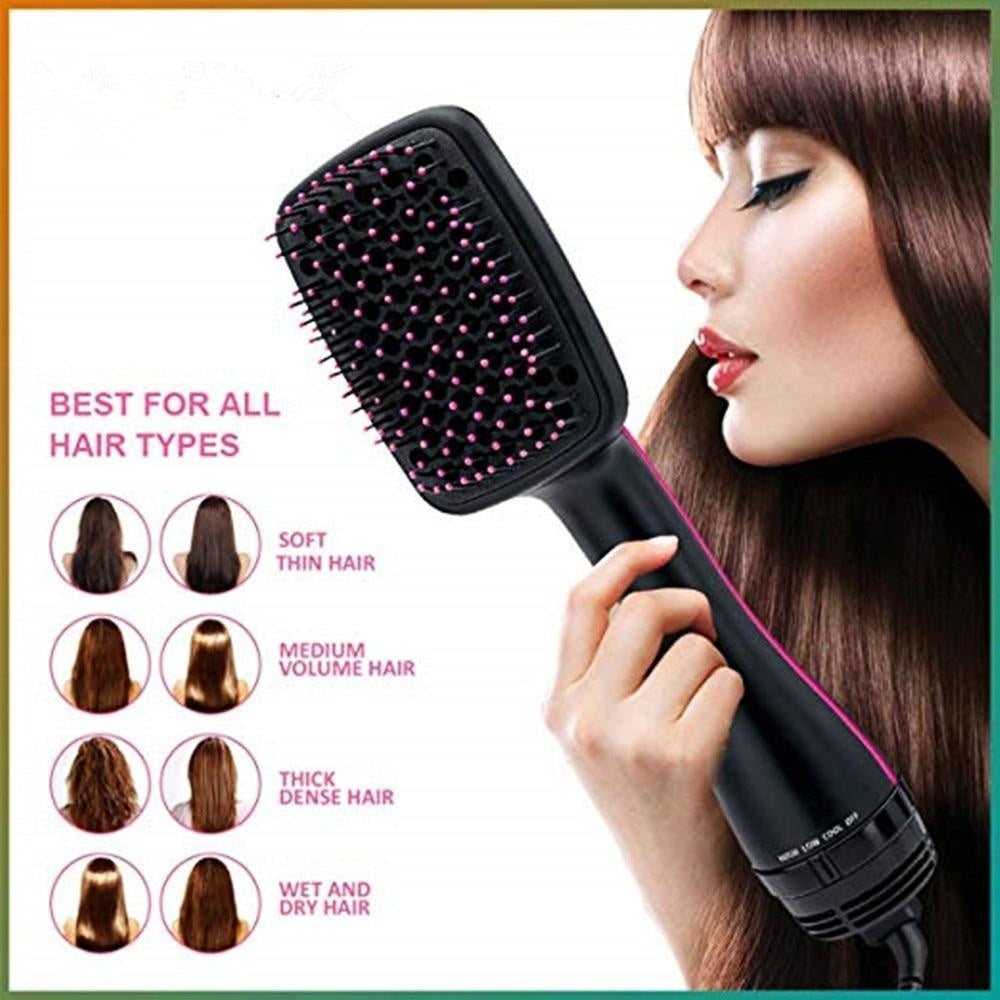 Professional Hair Volumizer Dryer Brush-hot Air Blow Comb - MomyMall