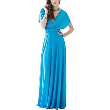 Multiway Wrap Dress - Convertible Bridesmaid Maxi Dress