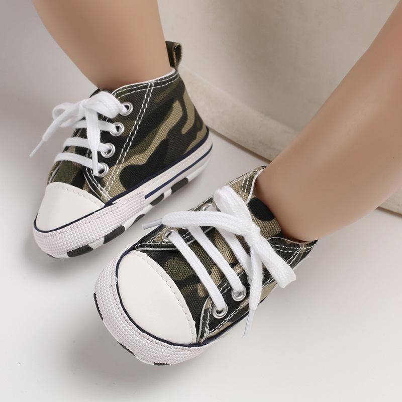 Baby Boy Girl Camouflage Anti-slip Canvas Shoes - MomyMall