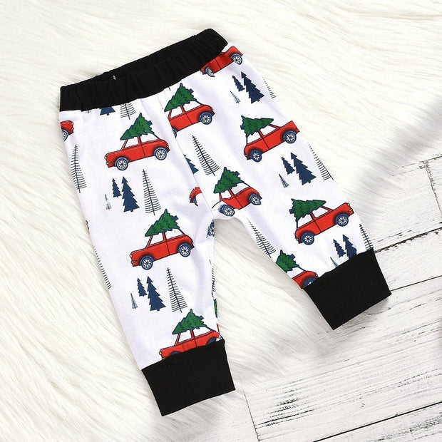 3PCS Merry Christmas Letter Printed Baby Set - MomyMall