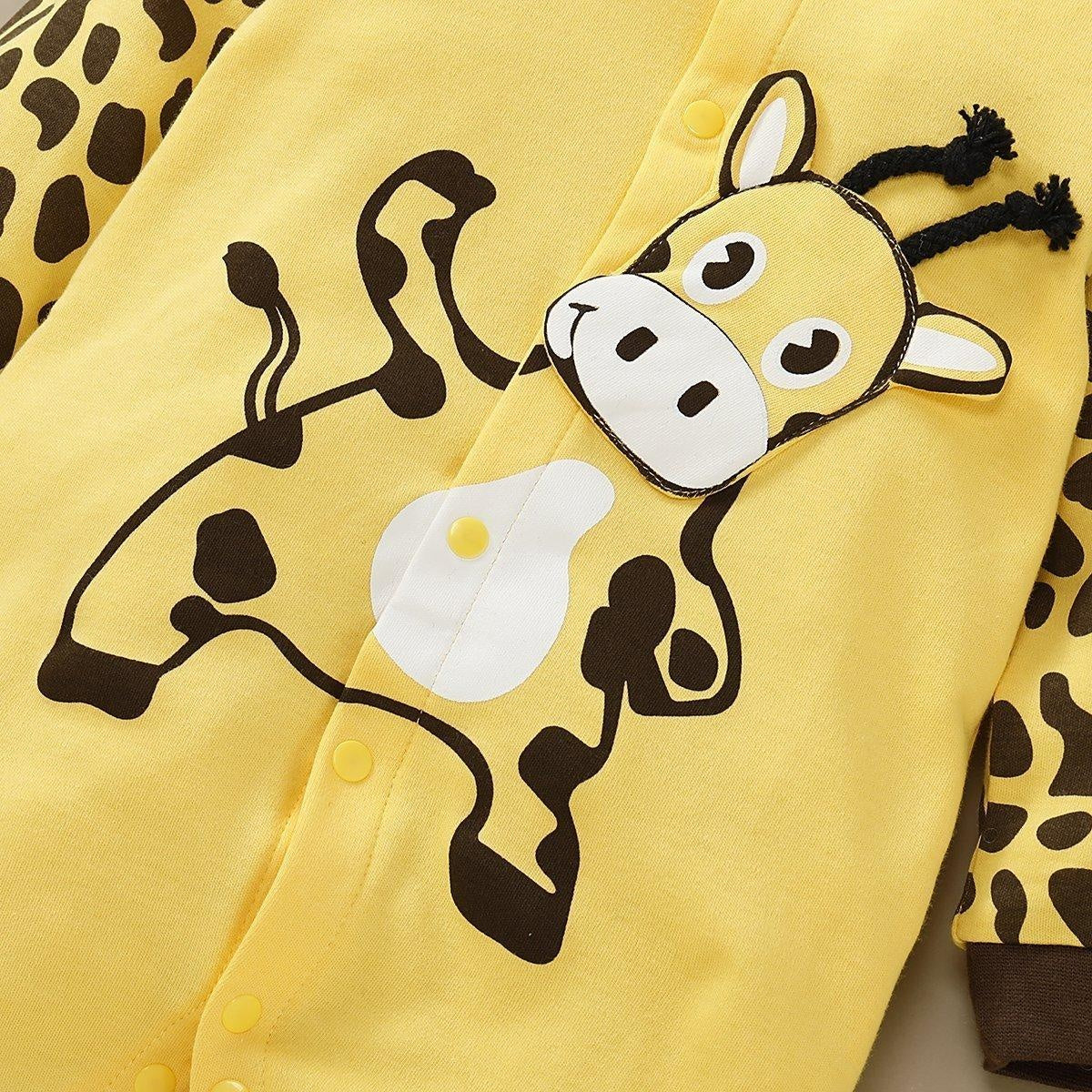 Cow Cartoon Pattern Jumpsuit - MomyMall