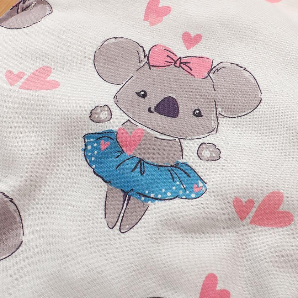 Lovely Koala Printed Baby Romper