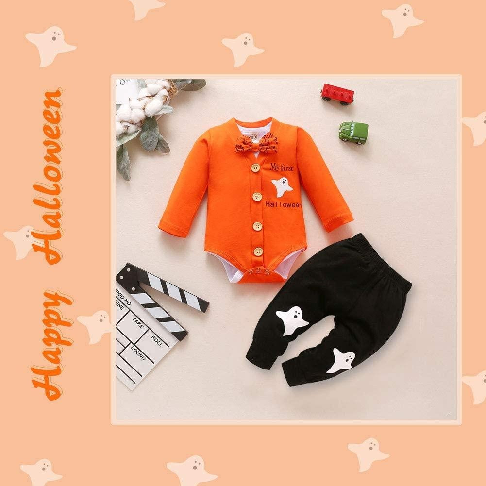 Baby Boys Halloween Gentleman Outfit Sets 3Pcs - MomyMall