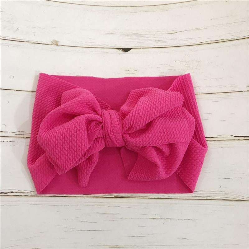 Cute Bow Tie Headband - MomyMall RoseRed